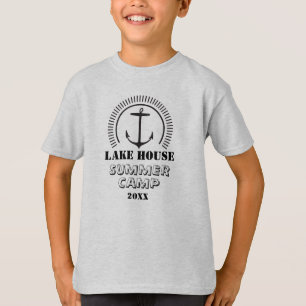 Nana's Summer Camp for Kids with Arrows and Sun T-Shirt