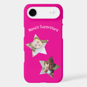 Nana's Superstars Personalized Two Photo Text