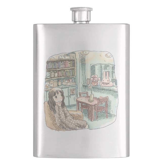 Nanayanaji Hip Flask (Front)