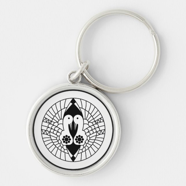 Nanbu cranes key ring (Front)
