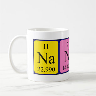 Nanci periodic table name mug