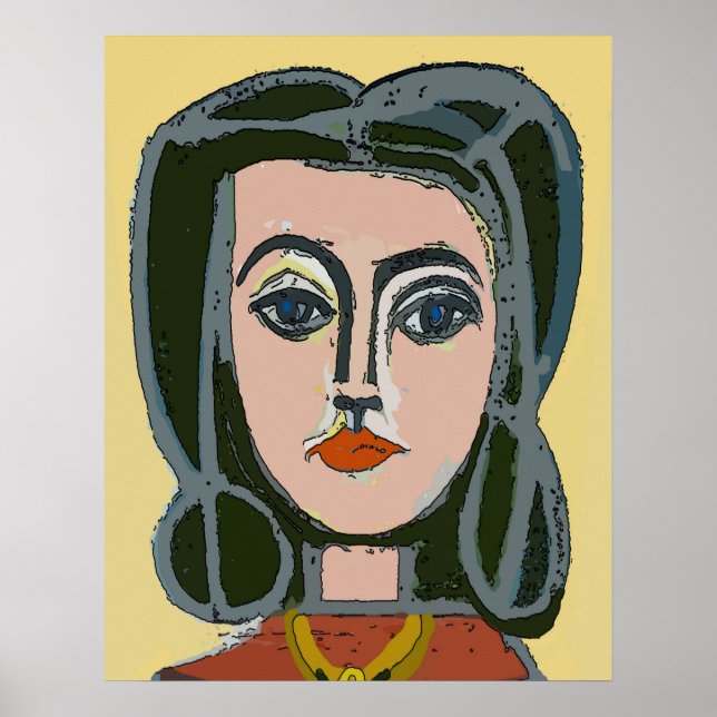 Nancy 5 in Abstract Poster (Front)