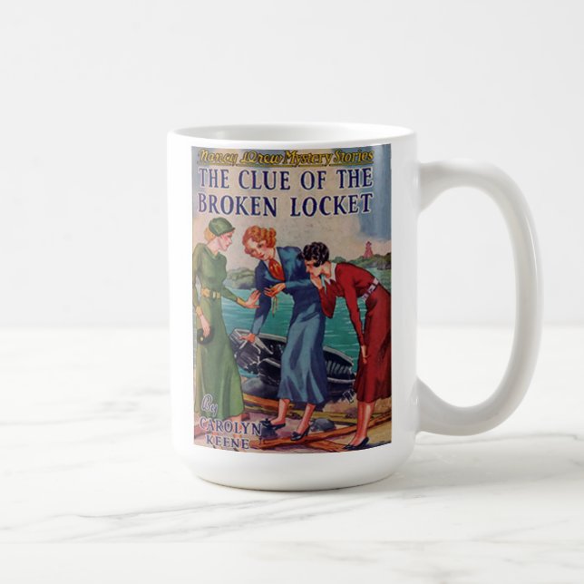 Nancy Drew vintage mystery book covers mug  (Right)