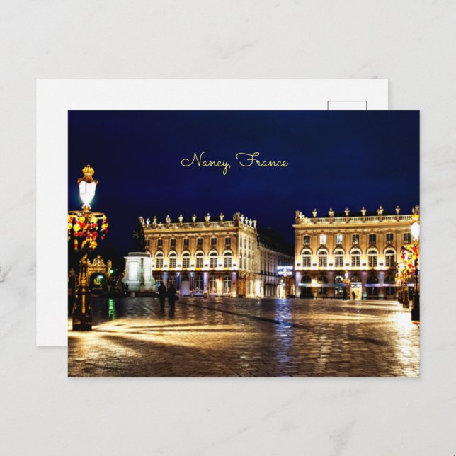 Nancy, France - scenic cityscape photograph Postcard (Front/Back)