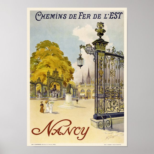 Nancy France Vintage Poster 1908 (Front)