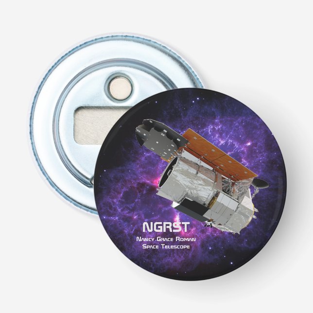Nancy Grace Roman Space Telescope Bottle Opener (Front)