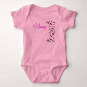 Nancy, Name,  With Australian Wildlife, Baby Bodys Bodysuit