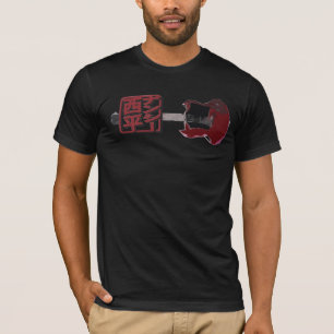 Nancy Nishihira Japanese seal/guitar shirt