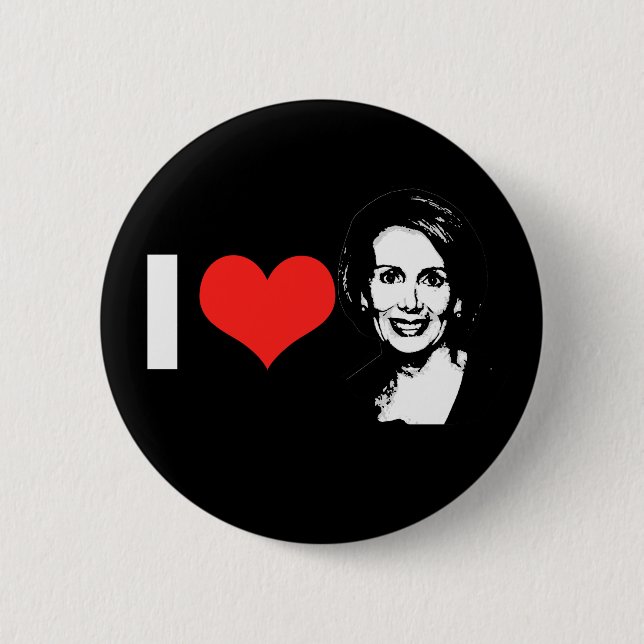 Nancy Pelosi 2012 6 Cm Round Badge (Front)