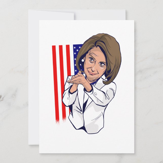 Nancy Pelosi clapping meme Invitation (Front)