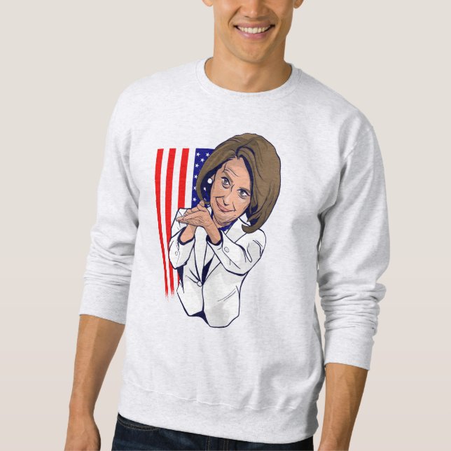 Nancy Pelosi clapping meme Sweatshirt (Front)