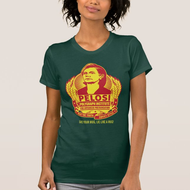 Nancy Pelosi Customisable Parody T-Shirt (Front)