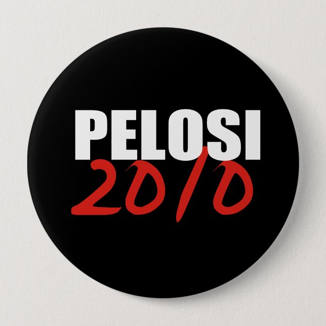 NANCY PELOSI Election Gear 10 Cm Round Badge (Front)