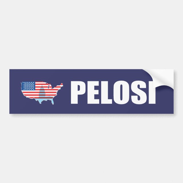 NANCY PELOSI Election Gear Bumper Sticker (Front)