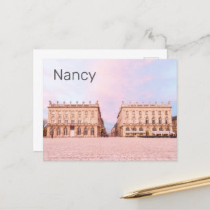 Nancy Place Stanislas Grand Est France Sunset Holiday Postcard