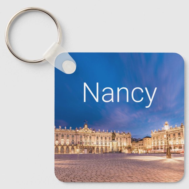 Nancy Place Stanislas Grand Est France Sunset Key Ring (Front)