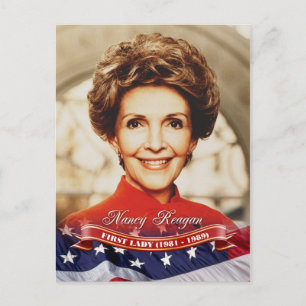 Nancy Reagan, First Lady of the U.S. Postcard