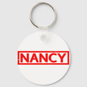 Nancy Stamp Key Ring