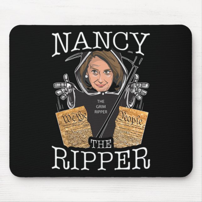 Nancy The Ripper Pelosi Rips The Constitution Pro  Mouse Pad (Front)
