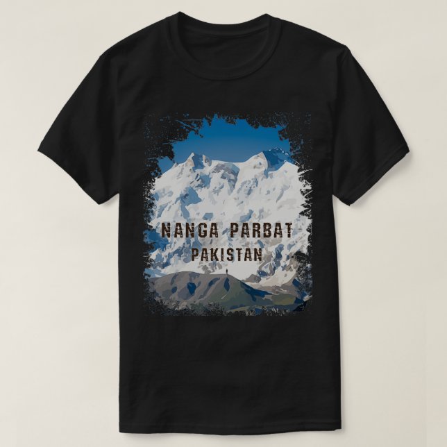 Nanga Parbat Pakistan T-Shirt (Design Front)
