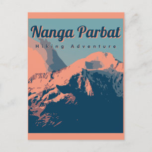 Nanga Parbat Vintage Travel  Postcard