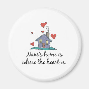 Nani's Home is Where the Heart is Magnet