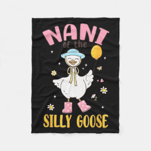 Nani Of The Silly Goose First Birthday Family Matc Fleece Blanket