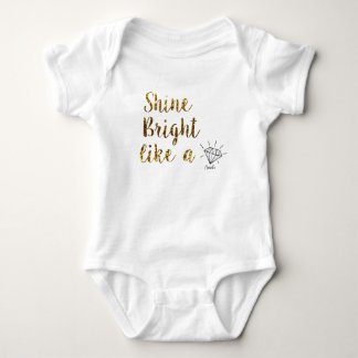 Nanlix Baby White Bodysuit