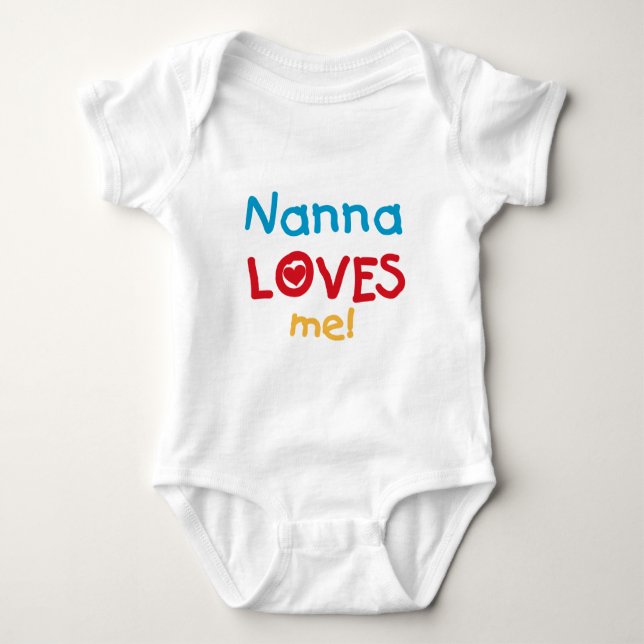 Nanna Loves Me T-shirts and Gifts (Front)