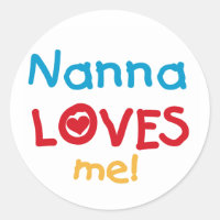 Nanna Loves Me T-shirts and Gifts