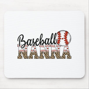 Nanna Women Ballpark Nanna Baseball Mum Mothers Da Mouse Pad