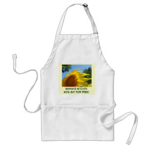 Nanna's Kitchen Kids Eat for Free! apron gifts