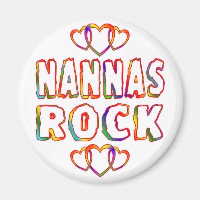 Nannas Rock Magnet (Front)