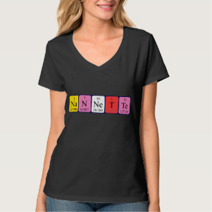 Nannette periodic table name shirt
