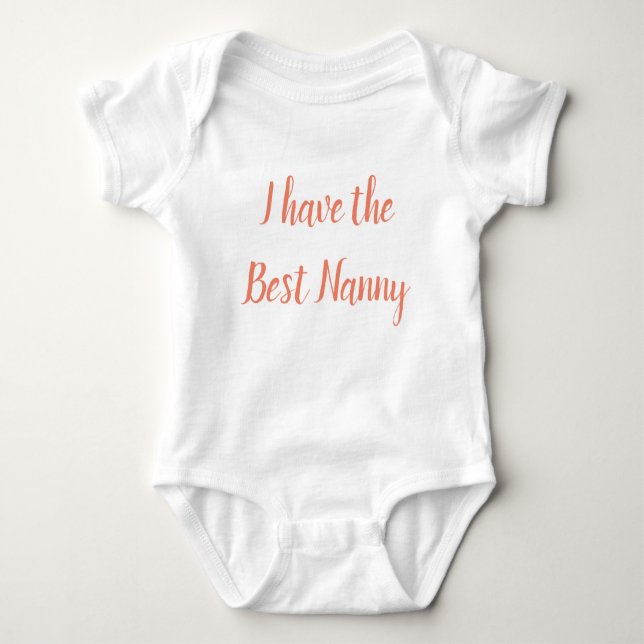 Nanny baby bodysuit for babies (Front)