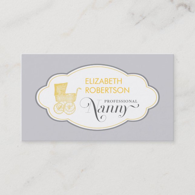 Nanny business card (Front)