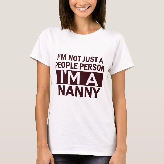 nanny  design T-Shirt (Front)