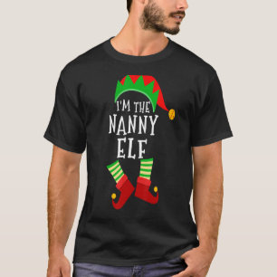 Nanny Elf Matching Family Group Christmas Elf Part T-Shirt