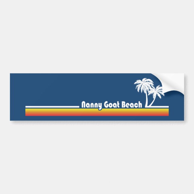 Nanny Goat Beach Georgia Bumper Sticker (Front)