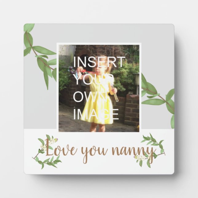 Nanny Grandma Love Plaque (Front)