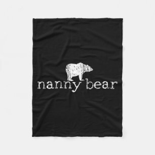 Nanny Grandma Mothers Day Gift Fleece Blanket