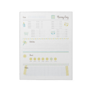 Nanny Log Notepad