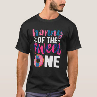Nanny of Sweet One First Birthday Matching Family  T-Shirt