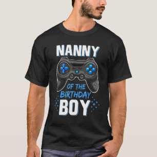 Nanny of the Birthday Party Boy Matching Family Vi T-Shirt