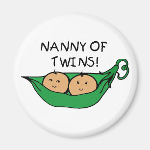 Nanny of Twins Pod Magnet