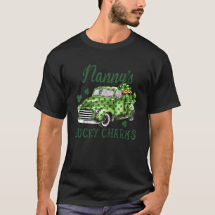 Nanny S Lucky Charm St Patrick S Day Shamrock Car T-Shirt