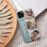 Nanny Script Grandma Photo Collage iPhone 16 Case<br><div class="desc">Celebrate her grandma status with this special phone case featuring three treasured photos of her granddaughter,  grandson,  or grandchildren. The nickname "Nanny" appears along the left side in elegant calligraphy script lettering for a unique personal touch.</div>