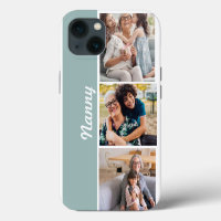Nanny Script Grandma Photo Collage I Phone Case