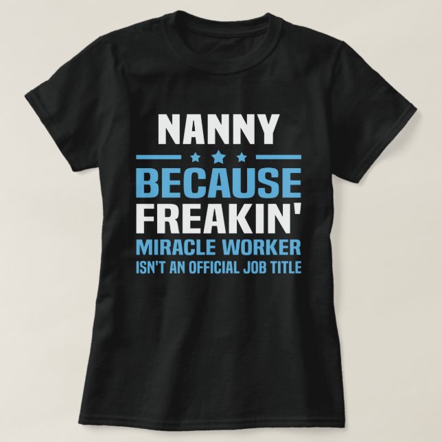 Nanny T-Shirt (Design Front)