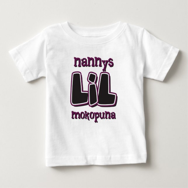 Nannys LIL Mokopuna Baby T-Shirt (Front)